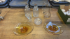 BOX GLASS BOWLS, DECANTERS, CLARET JUG, GLASS WARE