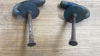 2 CURLING STONE HANDLES - 3