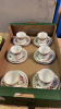 18 PC OLD FOLEY HARMONY ROSE TEA SET