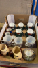 BOX PART TEA SET, MUGS ETC