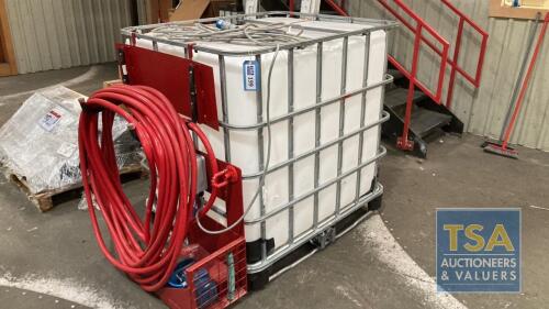 IBC Tank With Electric Pump and Hose