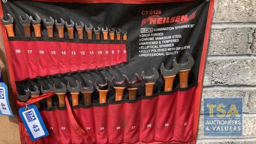 Neilsen 25pcs Combination Spanner Set