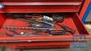 Stack-On Rolling Tool Chest Containing Various Hand Tools - - 5