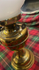 BOX- BRASS LAMP & SHADE - 3