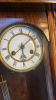 WALL CLOCK- DAMAGED-PARTS WOOD MISSING - 4