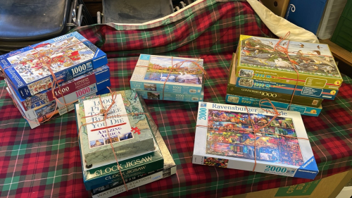 2 BOXES- 14 JIGSAWS