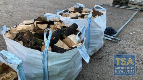 2 BAGS OF SEASONED FIREWOOD