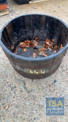 WHISKY BARREL PLANTER