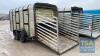 12' X 6' IFOR WILLIAMS LIVESTOCK TRAILER C/W SHEEP DECKS - 3