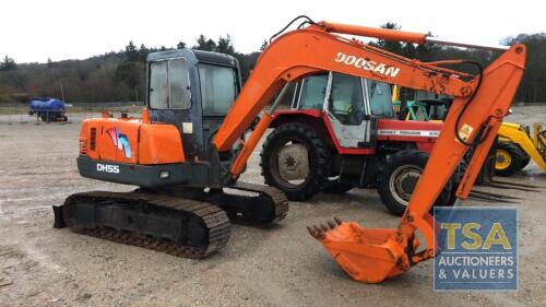 Daewoo DH55, Year - 2000, Steel Tracks, PLUS VAT , Displays 14792 Hours