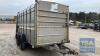 IFOR WILLIAMS LIVESTOCK TRAILER