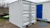 UNUSED 9FT CONTAINER/ OFFICE C/W DOOR AND WINDOW