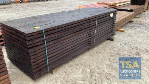 22 X 100 X 3 BROWN TIMBER