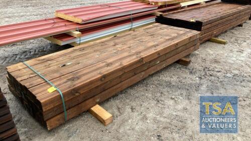 100 X 100 X 3.0 BROWN POSTS