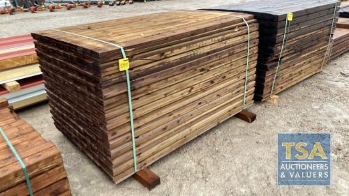 19 X 100 X 1.75 BROWN SLATS