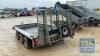 IFOR WILLIAMS GX126- 3.5 TON PLANT TRAILER - 3