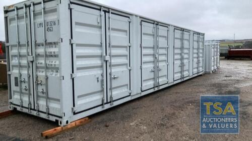 UNUSED 40FT 4 DOOR SIDE OPENING CONTAINER