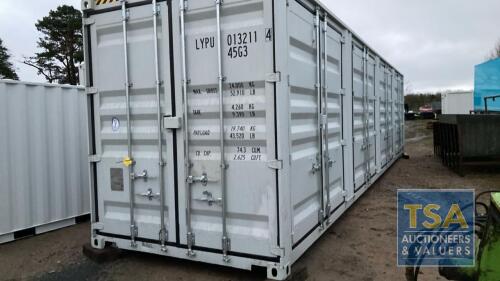 UNUSED 40FT 4 DOOR SIDE OPENING CONTAINER