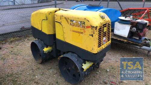 WACKER NEUSON RT TRENCH ROLLER C/B IN P/CABIN