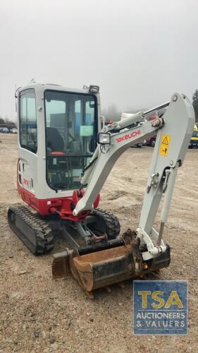 Takeuchi TB216, Year 2022, 252 Hours, One Company Owner Direct, Plus VAT