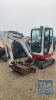 Takeuchi TB216, Year 2022, 252 Hours, One Company Owner Direct, Plus VAT - 2