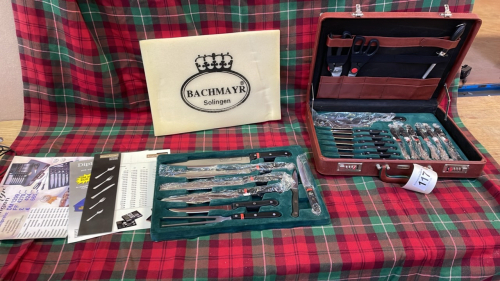 CASED BACHMAYR SOLINGEN CUTLERY