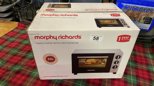 MORPHY RICHARDS MINI OVEN & ROTISSERIE