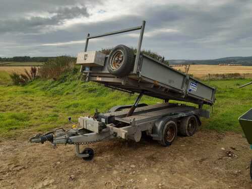 IFOR WILLIAMS 10 X 6 TIPPING TRAILER C/W SKIDS