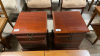 2 x 3 DRAWER BEDSIDE CABINETS - 2