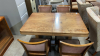 DINING TABLE & 4 CHAIRS