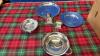 BOX SILVER PLATED WARE CLOCKS ETC