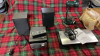 2 BOXES -SONY STEREO HOT TRAY LAMP ETC
