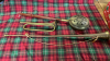 BOX-CHESTNUT ROASTER & 2 MUSICAL INSTRUMENTS