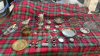 BOX BRASS & SILVER PLATED WARE
