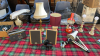 2 BOXES LAMPS SPEAKERS & RADIO