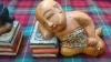 BOX CARVED FIGURES & BOOKENDS - 3