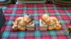 BOX CARVED FIGURES & BOOKENDS - 4