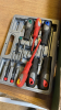 3 BOXES SCREWDRIVERS TOOLS ETC - 8