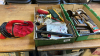 2 BOXES ASSORTED TOOLS MINI HOOVER ETC