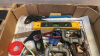 4 BOXES ASSORTED TOOLS TORCHES ETC - 4