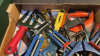 4 BOXES ASSORTED TOOLS TORCHES ETC - 7