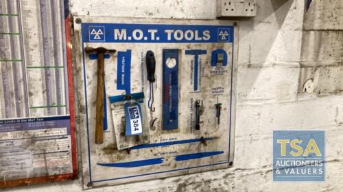 Part Set MOT Tools - Wall Mounted