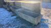 3 X CONCRETE WATER TROUGHS 55 GALLON + MINERAL FEEDER