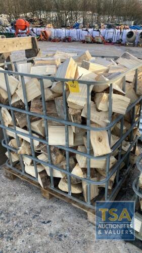 IBC CRATE OF SEASONED FIREWOOD