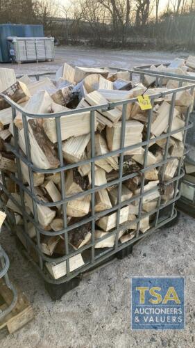 IBC CRATE OF SEASONED FIREWOOD