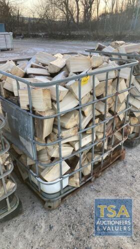 IBC CRATE OF SEASONED FIREWOOD