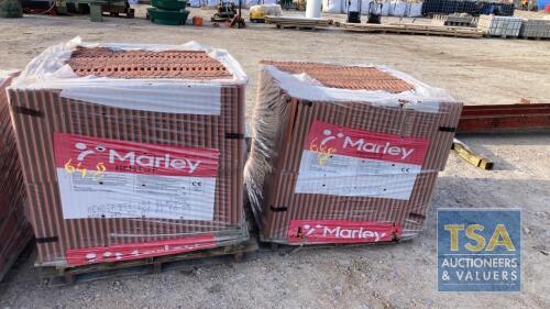 2 PALLETS MARLEY MENDIP TILES