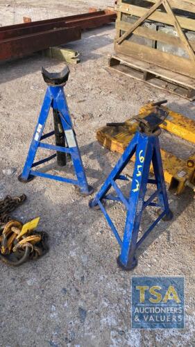 PAIR 6 TON AXLE STANDS