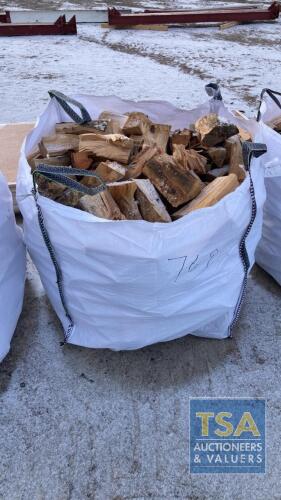 BULK BAG LARCH FIREWOOD