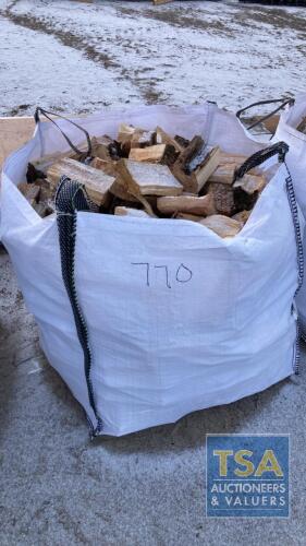 BULK BAG LARCH FIREWOOD